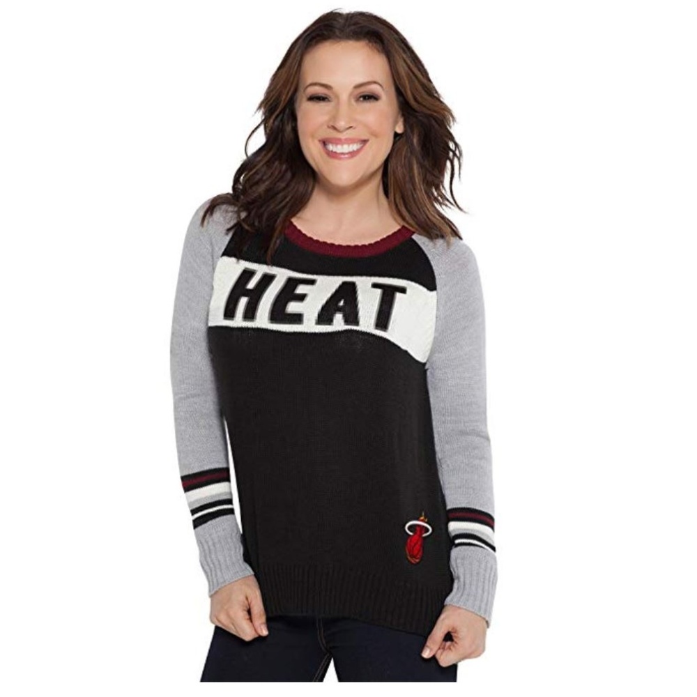 Touch by Alyssa Milano NBA Spirit Sweater Heat
